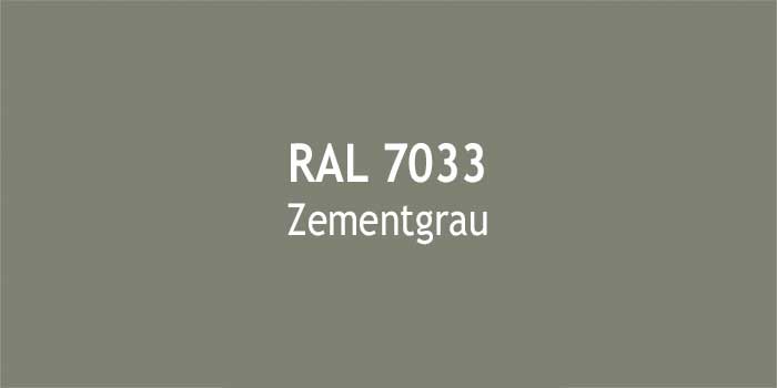 RAL 7033 - Zementgrau