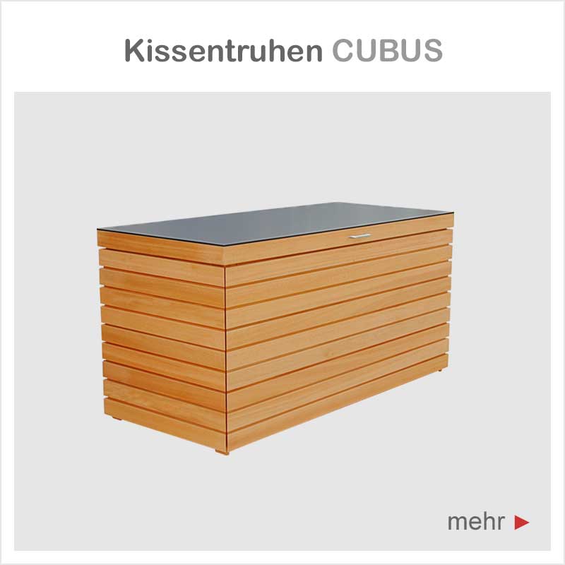 Moderne Kissentruhen CUBUS - Lieferbar auch mit Schublade