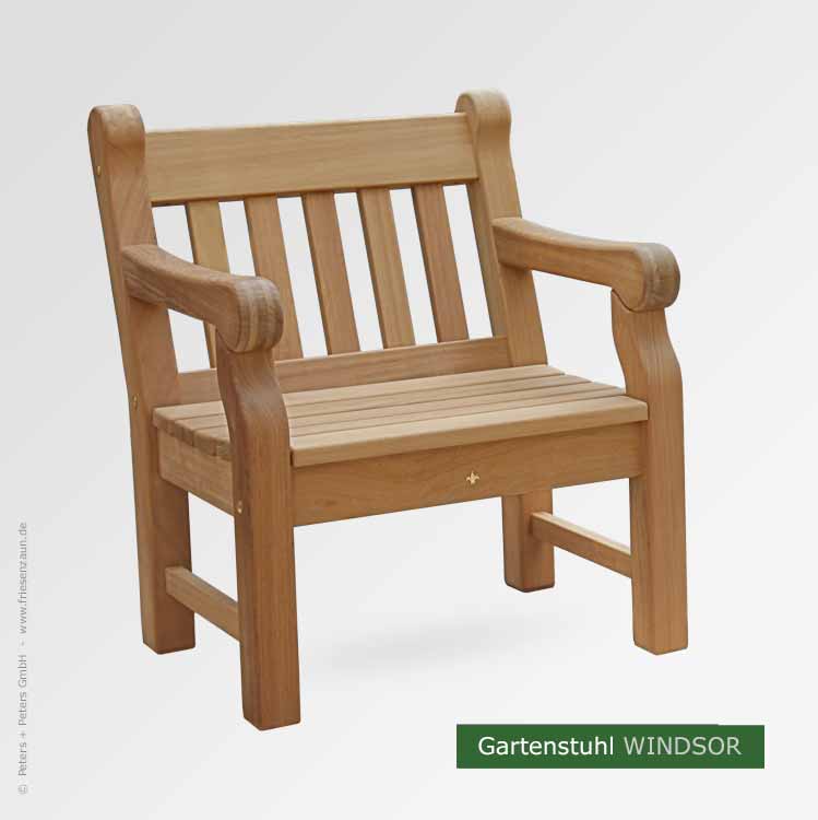 Die Gartenbänke WINDSOR werden aus extra stark dimensioniertem Hartholz gefertigt.