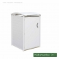 Preview: 1 x 120 Litr Mülltonnenverkleidung SYLT - weiß lackiert mit Garantie.