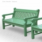 Preview: 3-Sitzer Gartenbank WINDSOR - in über 200 RAL Farbtönen lackierbar