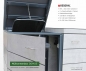 Preview: 2 x 120 Liter Mülltonnenbox HPL Dekor Cloudy Cement
