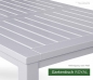 Preview: Weißer Holzgartentisch ROYAL - Anfertigung nach Maß bis zu 160 cm Breite und 240 cm Länge